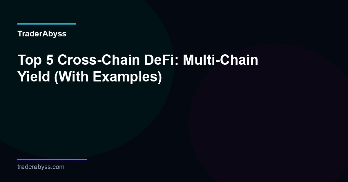 Cross Chain Defi Strategy