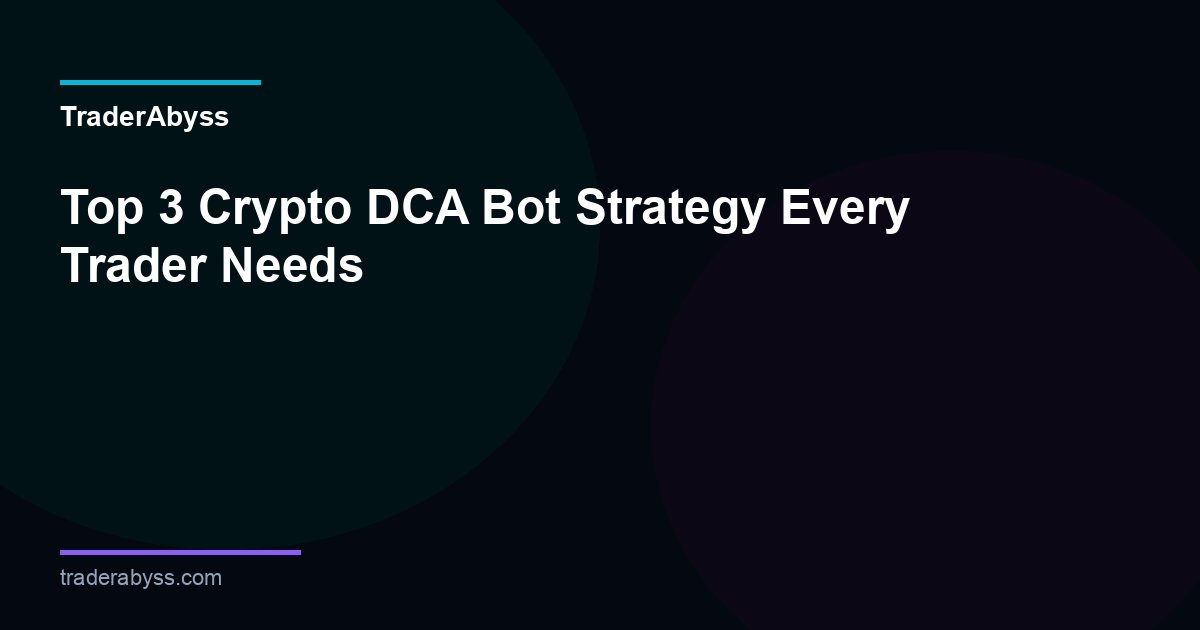 Crypto Dca Bot Strategy
