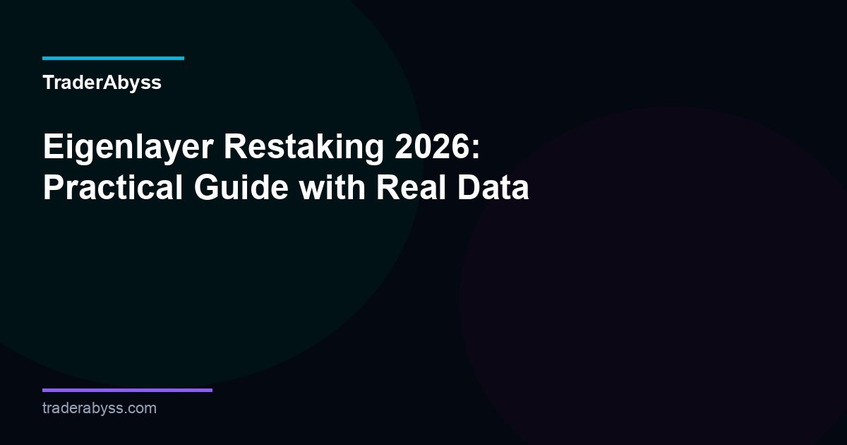 Eigenlayer Restaking Guide 2026