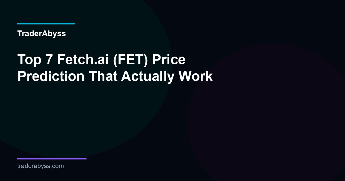 Fetch Ai Price Prediction 2026