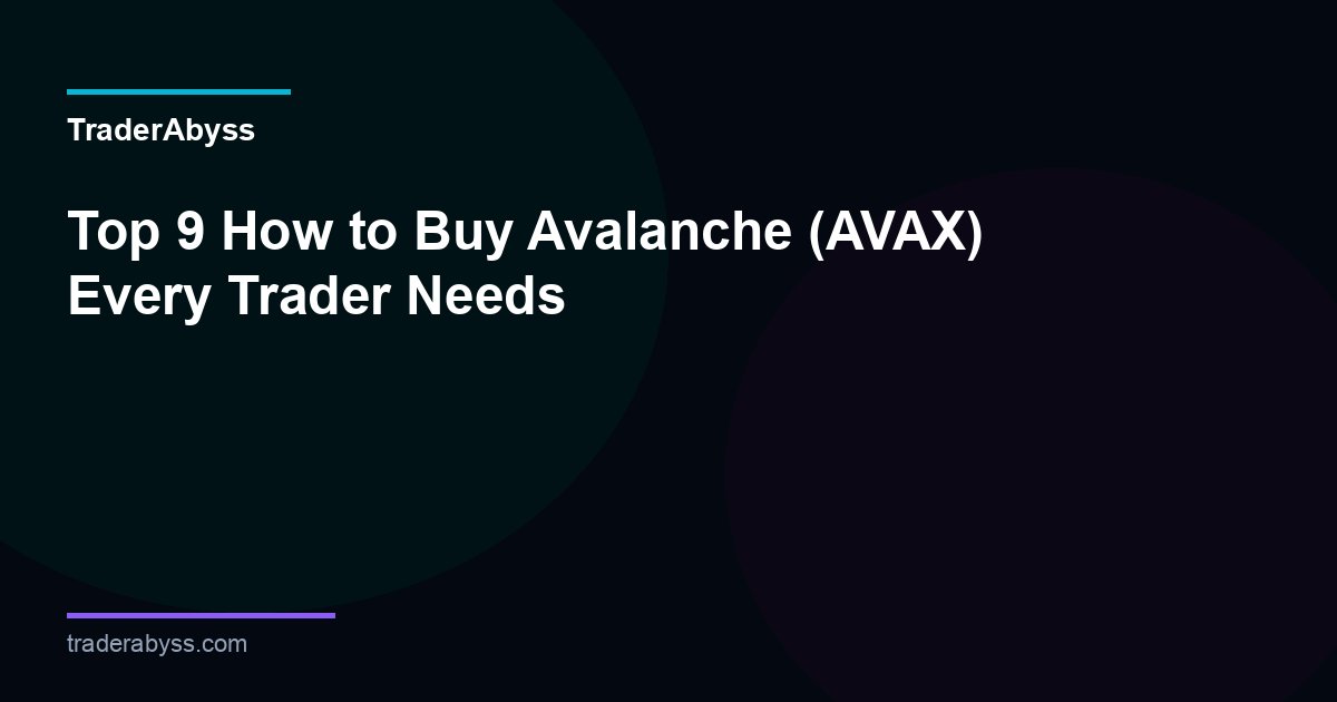 How To Buy Avalanche 2026