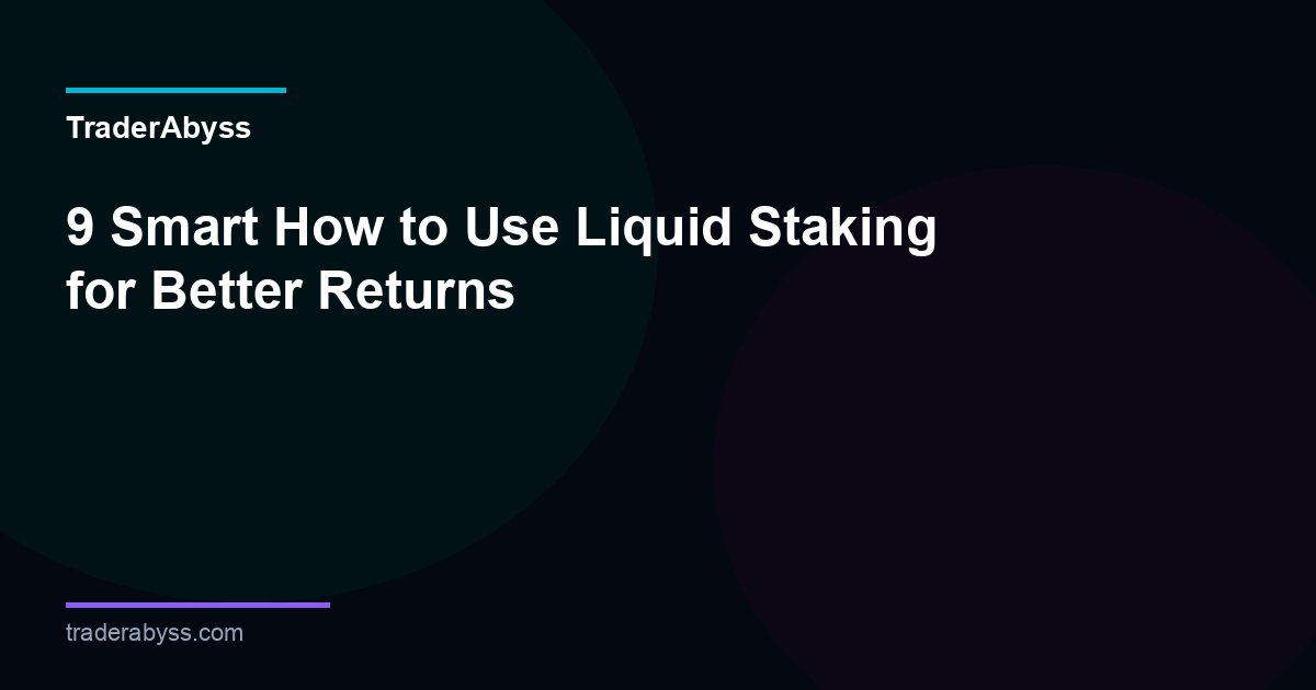 How To Use Liquid Staking 2026