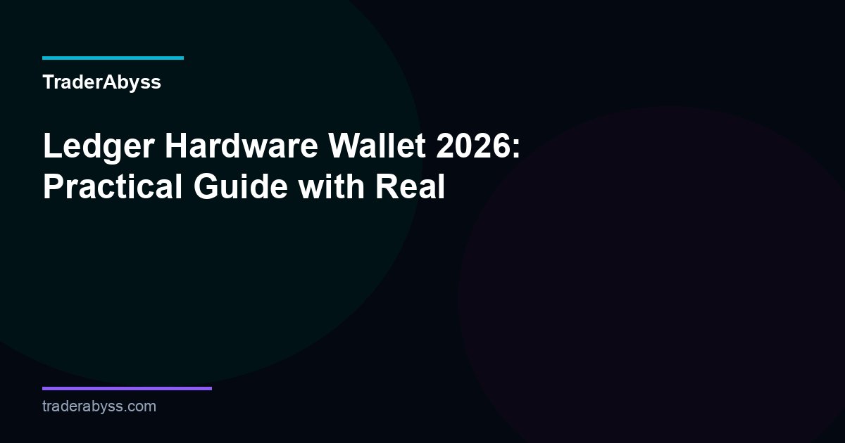 Ledger Hardware Wallet Guide 2026